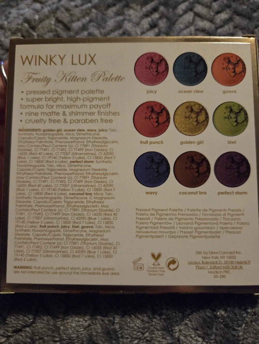 WINKY LUX Fruity Kitten Palette